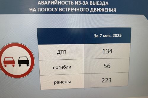 Главные причины аварийности — встречка, пьянство и усталость