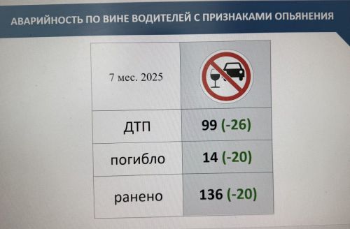 Главные причины аварийности — встречка, пьянство и усталость