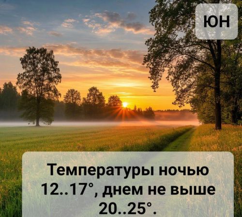 Прогноз погоды в Ютазинском районе 10 августа