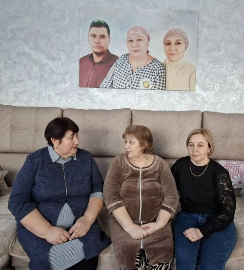 Встреча с матерью солдата