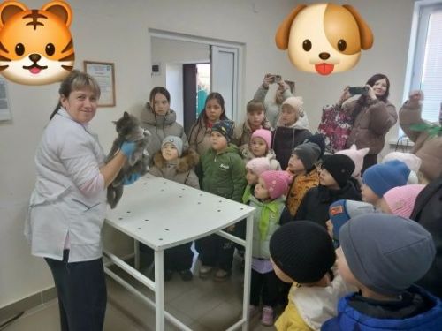Дошколята побывали в гостях у ветеринаров
