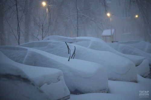 Сильные снегопады и метели накроют Татарстан в пятницу, затем погода начнёт улучшаться