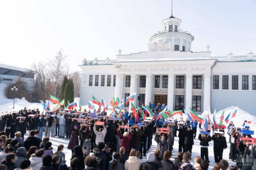 В столице Татарстана масштабной акцией отметили присоединение Крыма