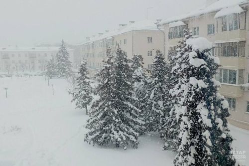 Гидрометцентр РТ предупреждает о мощном снегопаде в первые дни весны
