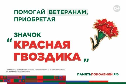 В Татарстане стартовала благотворительная акция «Красная гвоздика» в поддержку ветеранов