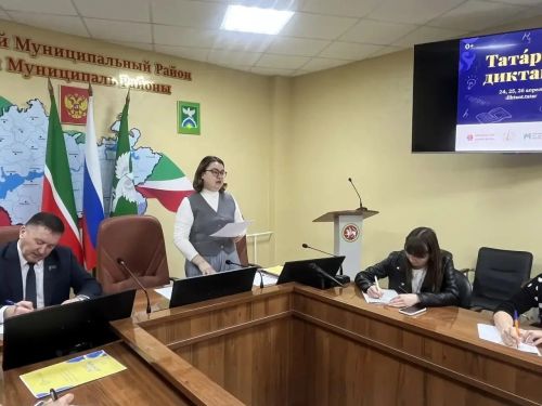Ютазинцы успешно справились с диктантом
