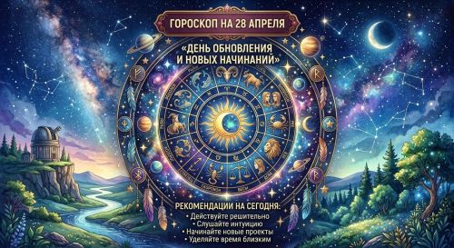 Гороскоп на 28 апреля: что приготовили звёзды