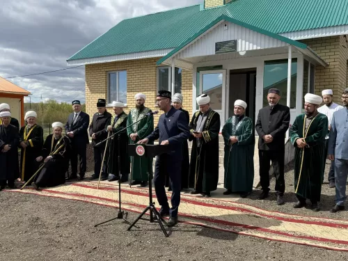 В Ютазинском районе открыли новую мечеть, она стала 14-ая по счету
