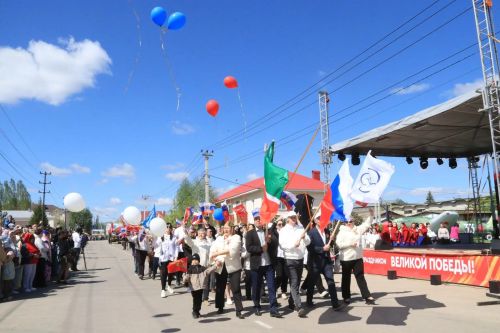 Бессмертный строй Победы – в Уруссу