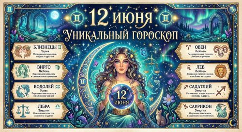 Гороскоп на 12 июня
