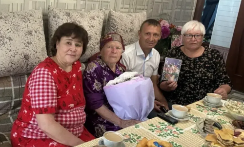 Жительница Уруссу отметила 90‑летний юбилей