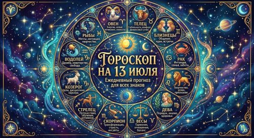 Гороскоп на 13 июля: звёзды советуют быть внимательнее к деталям