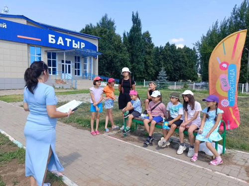 В Байрякинском СДК прошёл урок доброты для малышей