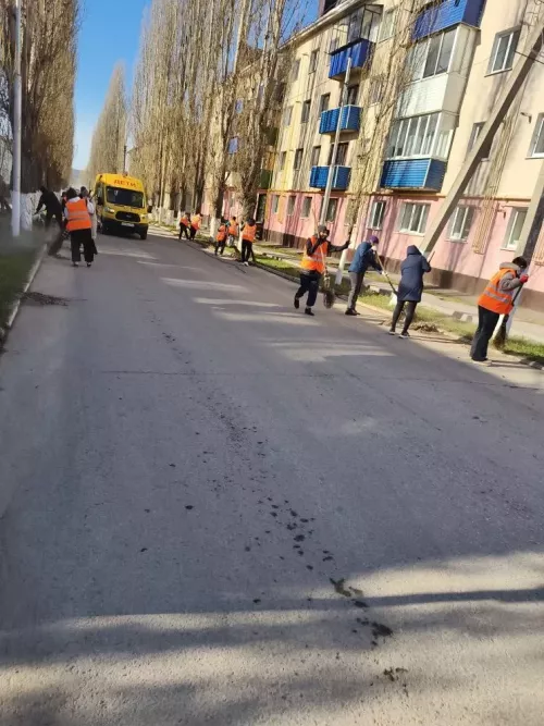Уруссу сияет чистотой, несмотря на капризы погоды