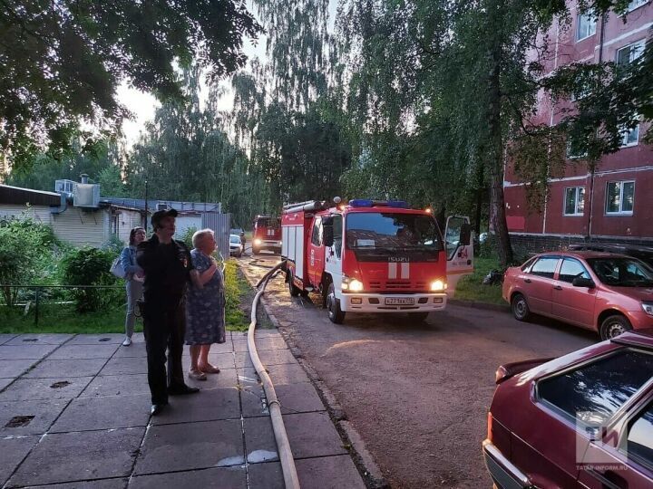 В Челнах пожилая женщина сгорела вместе с квартирой