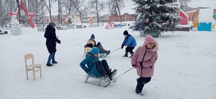 Последний день смены пришкольного зимнего лагеря