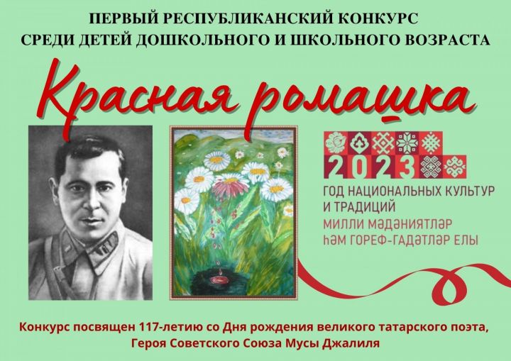 В Татарстане стартует виртуальный конкурс детского творчества «Красная ромашка»