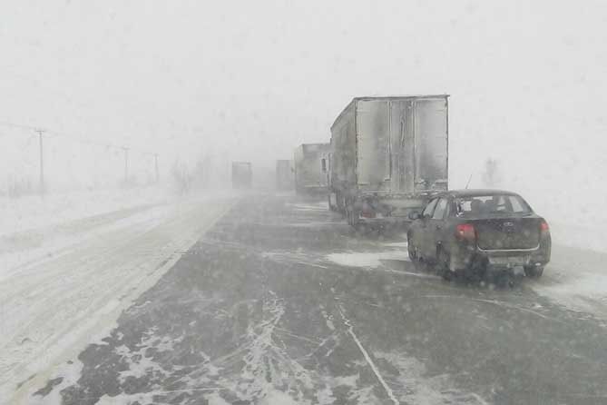 На трассе М5 в Татарстане все ещё действует ограничение движения фур и автобусов