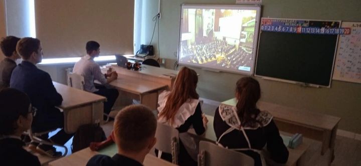 3 апреля в 8 классе Каразерикской школе прошел всероссийский урок музыки
