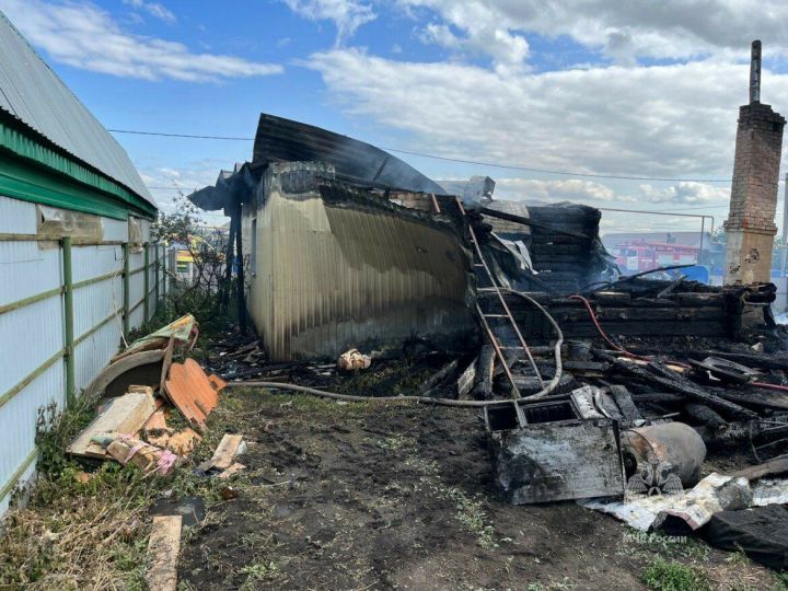 Четверо детей и трое взрослых погибли на пожаре в Тукаевском районе