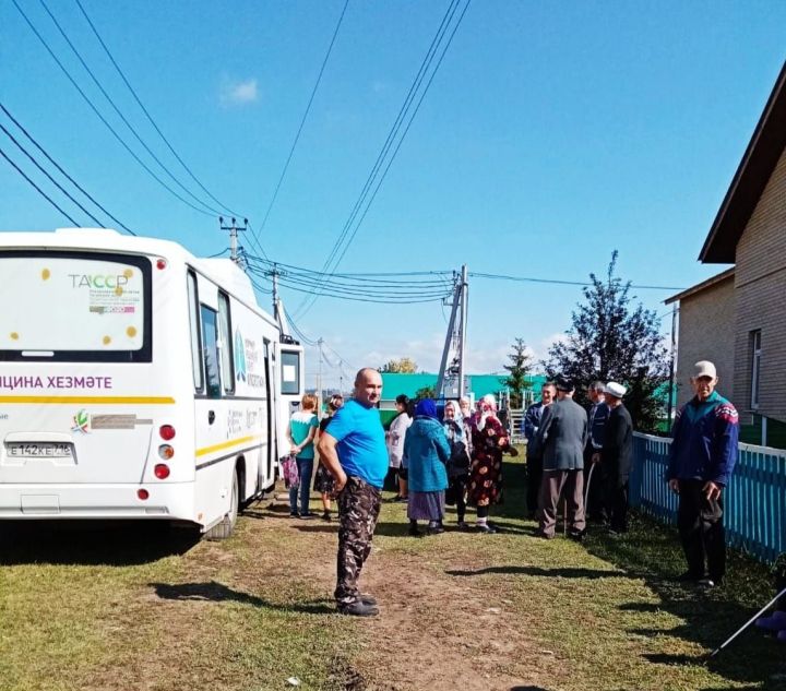 В селах Ютазинского района вчера заработал передвижной флюорограф
