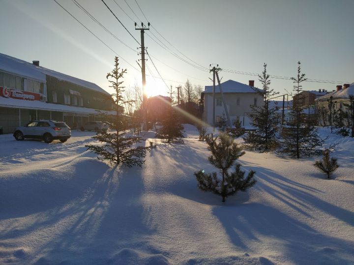 В Уруссу сегодня ветрено