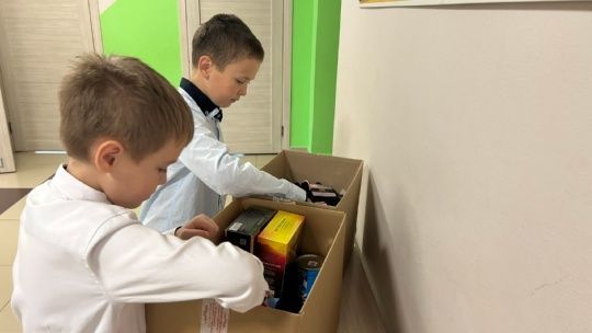 Наша «Коробка добра» снова пополняется