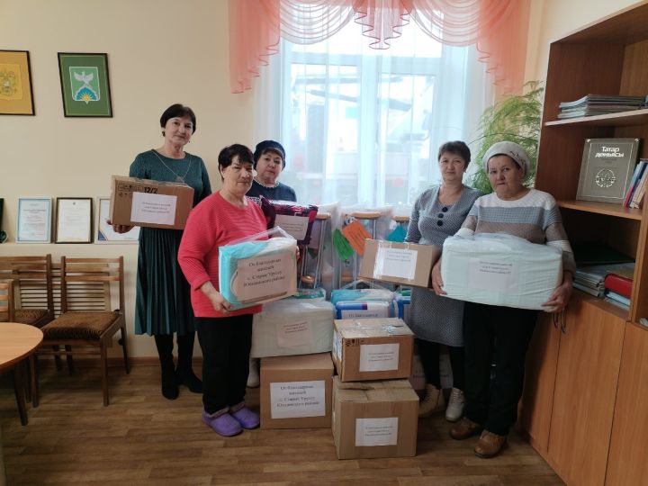 Жители села Старые Уруссу собрали средства для раненых в госпитале Казани