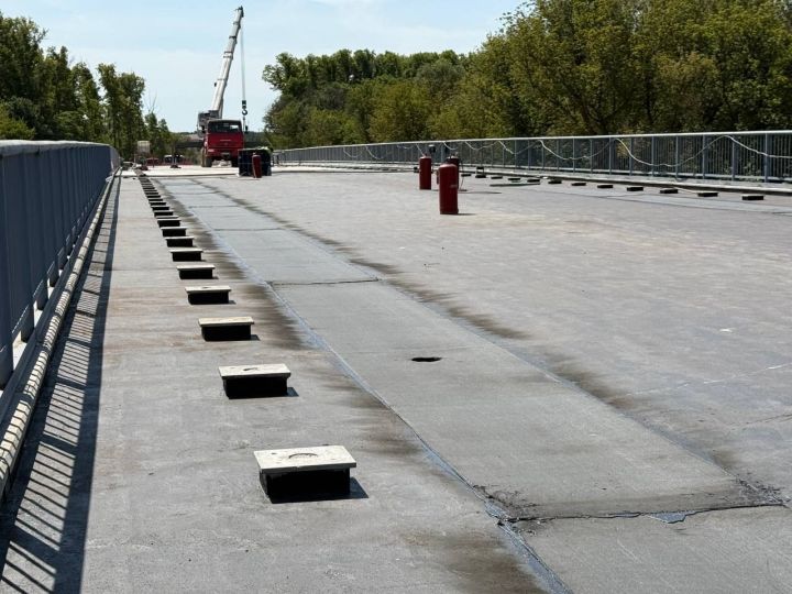Мост между Башкортостаном и Татарстаном готовится к асфальтированию