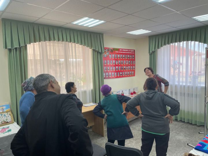 В Яссы-Тугайском СДК прошел час здоровья для старшего поколения