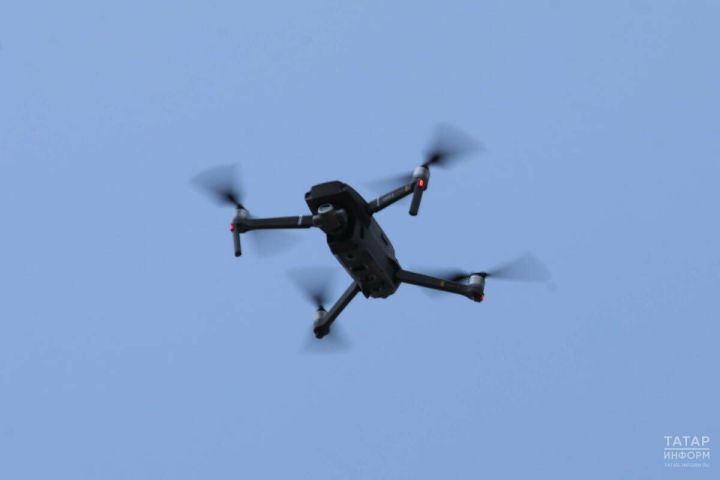 В Альметьевском районе произошло возгорание после падения БПЛА