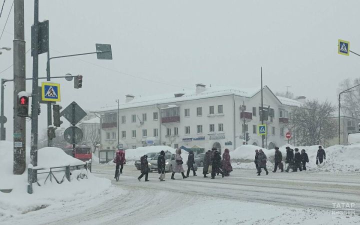 Снежный циклон принесет в Татарстан небольшое потепление