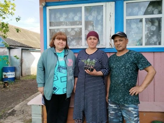 Тепло в каждый дом: рассада для семей героев