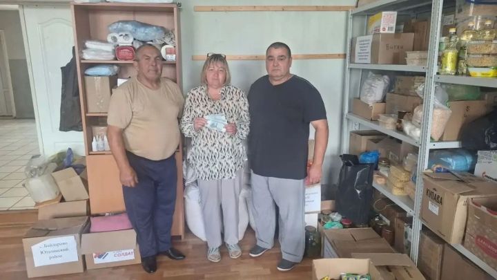 Ветераны Ютазинского района собирают гуманитарную помощь для фронта