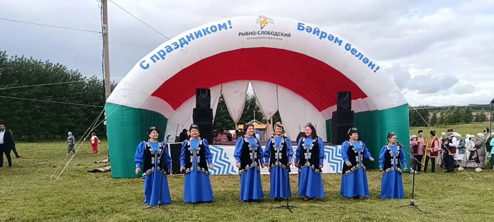 Команда Старо‑Уруссинского СДК на IV Республиканском фестивале