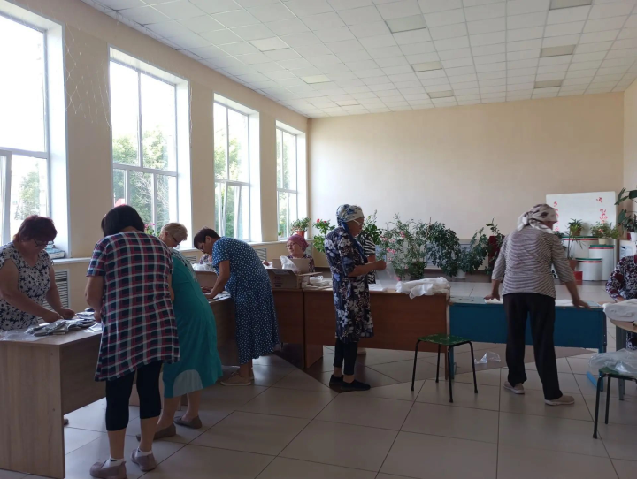 В Каракашлинском поселении собрали «армейский сухой душ»